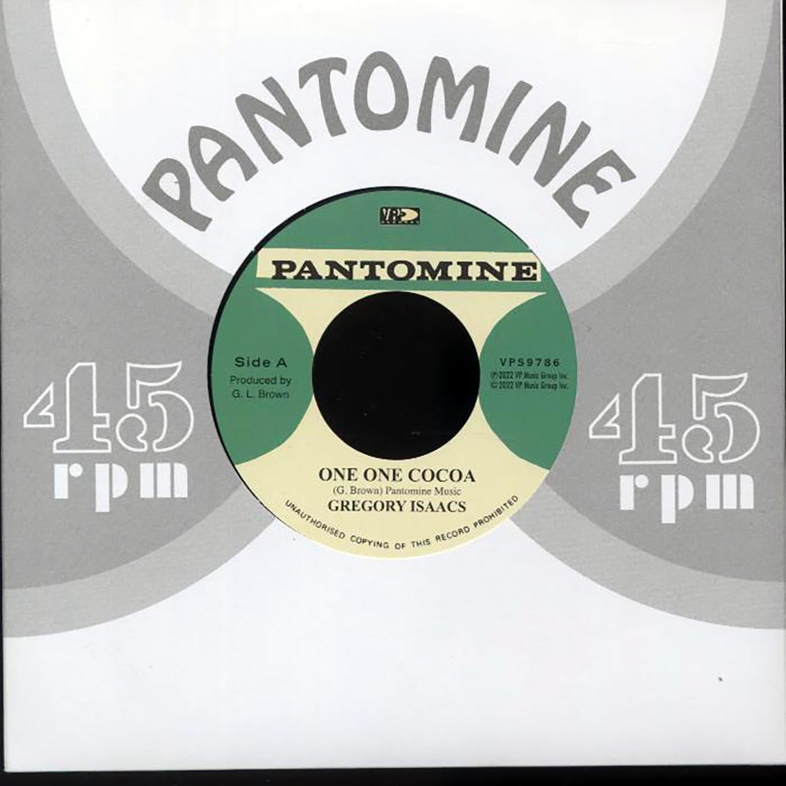 Gregory Isaacs - One One Cocoa  /  Glen Brown - Take A Step - 7"