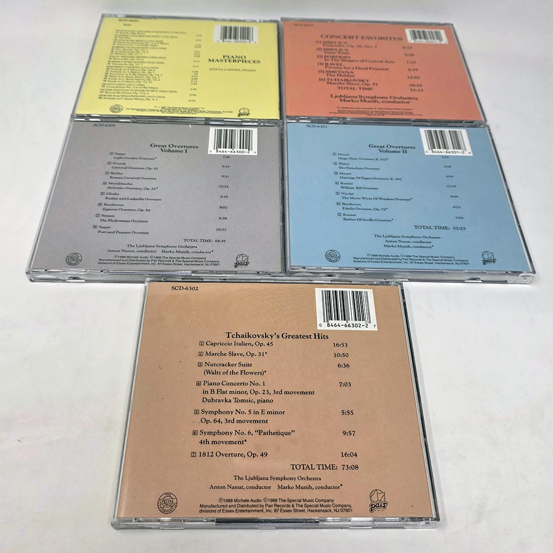 Ljubljana Symphony Orchestra - The Great Classics (5xCD) (box set) - CD, CD