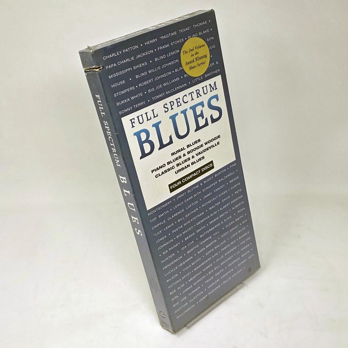 Charley Patton, Papa Charlie Jackson, Memphis Slim, Billie Holiday, Big Joe Williams, Bumble Bee Slim, Etc. - Full Spectrum Blues: Rural Blues, Paino Blues, Boogie Woogie, Classic Blues, Vaudeville & Urban Blues (4xCD) (box set) - CD