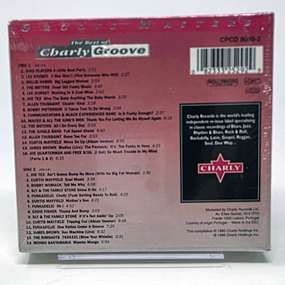 Funkadelic, The Meters, Joe Tex, Ohio Players, Etc. - The Best Of Charly Groove (30 tracks) (2xCD) - CD, CD