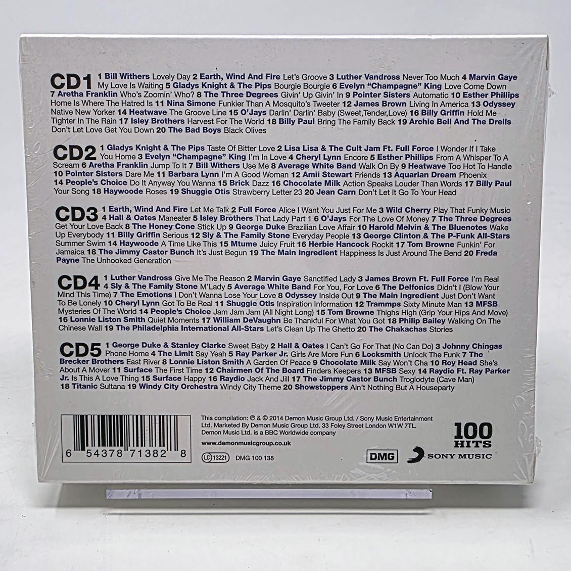 Bill Withers, Billy Paul, Chocolate Milk, Shggie Otis, Average White Band, Etc. - 100 Hits Funk (100 tracks) (5xCD) (box set) - CD, CD