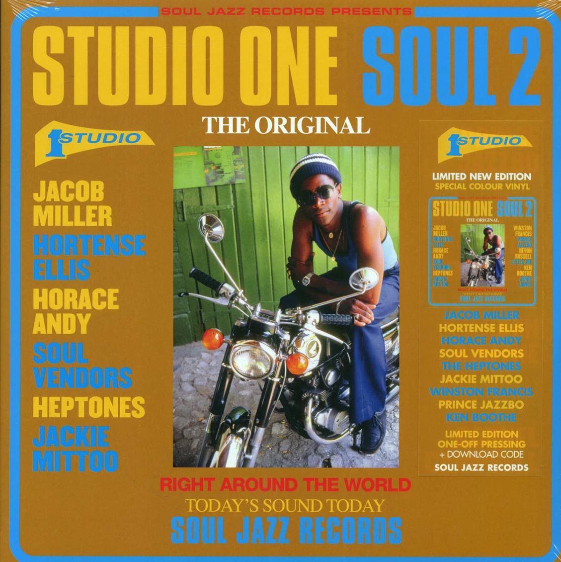 Jacob Miller, Jackie Mittoo, Soul Vendors, The Heptones, Etc. - Studio One Soul 2 (ltd. ed.) (2xLP) (yellow vinyl) - Vinyl LP