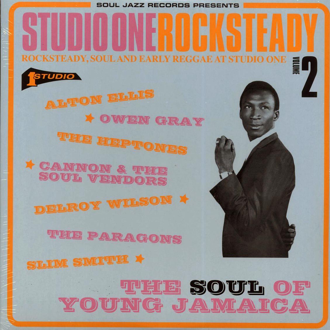 Alton Ellis, Slim Smith, The Gaylads, The Paragons, Delroy Wilson, Etc. - Studio One Rocksteady Volume 2: Rocksteady, Soul And Early Reggae At Studio One, The Soul Of Young Jamaica (2xLP) - Vinyl LP