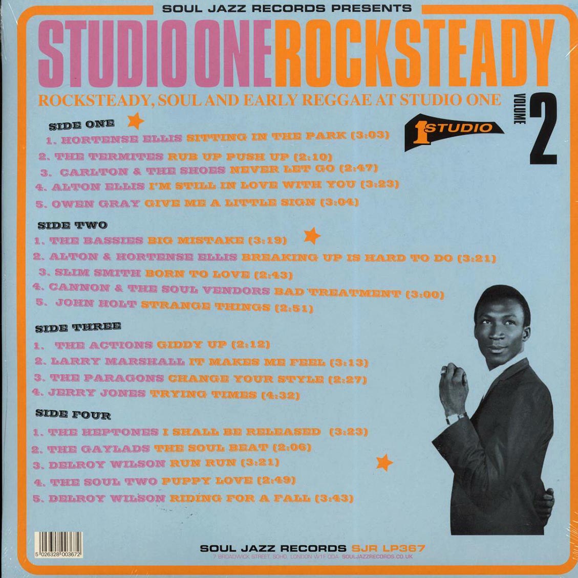 Alton Ellis, Slim Smith, The Gaylads, The Paragons, Delroy Wilson, Etc. - Studio One Rocksteady Volume 2: Rocksteady, Soul And Early Reggae At Studio One, The Soul Of Young Jamaica (2xLP) - Vinyl LP, LP