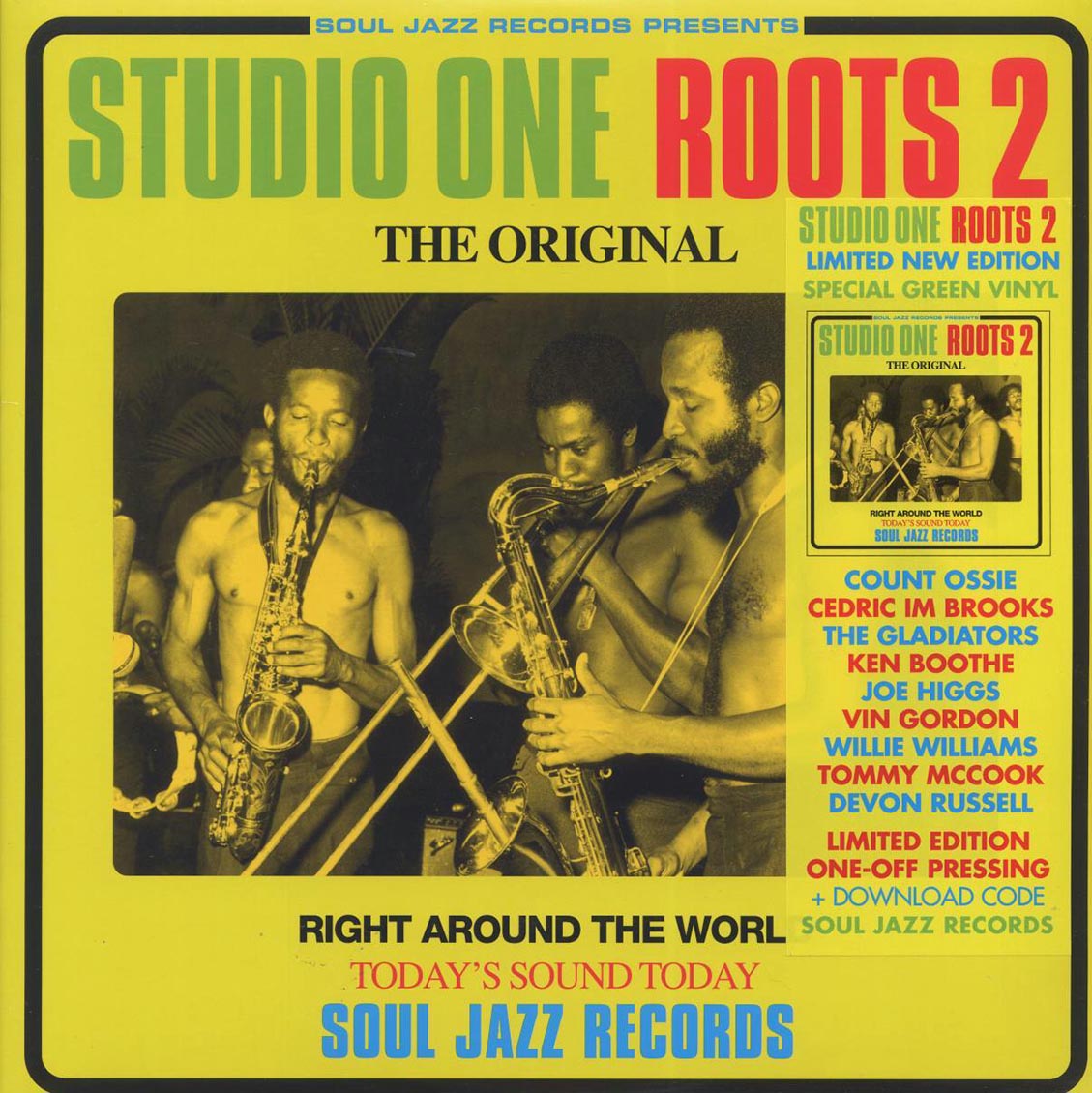 The Gladiators, Willie Williams, Credic Brooks, Al Campbell, Joseph Hill, Count Ossie, Etc. - Studio One Roots 2 (ltd. ed.) (2xLP) (green vinyl) - Vinyl LP
