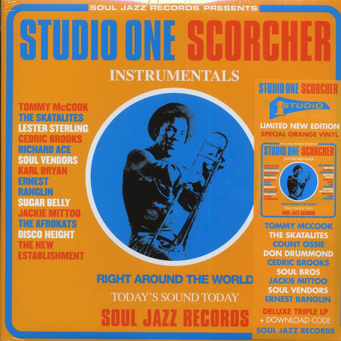 The Skatalites, Soul Vendors, Sound Dimension, Cedric Brooks, Etc. - Studio One Scorcher: Instrumentals (ltd. ed.) (3xLP) (orange vinyl) - Vinyl LP
