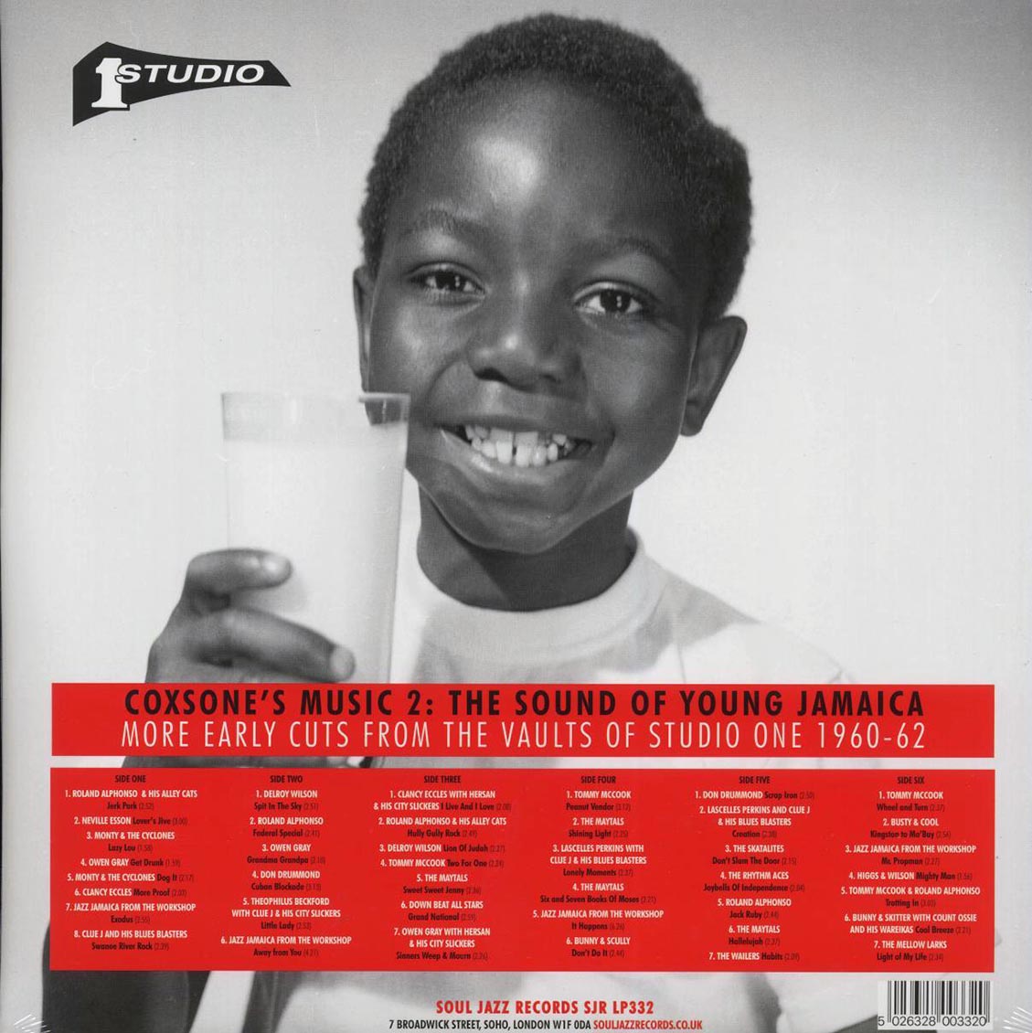 Don Drummond, Roland Alphonso, The Maytals, Owen Gray, Tommy McCook, Etc. - Coxsone's Music 2: The Sound Of Young Jamaica, More Early Cuts From The Vaults Of Studio One 1959-63 (3xLP) - Vinyl LP, LP