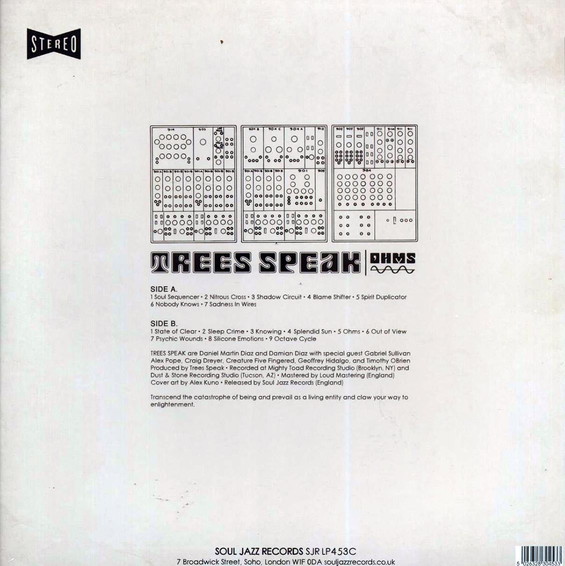 Trees Speak - OHMS (ltd. ed.) (white vinyl) - Vinyl LP, LP