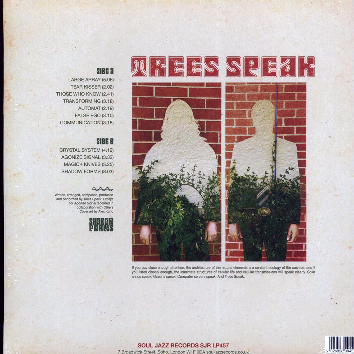 Trees Speak - Shadow Forms - Vinyl LP, LP