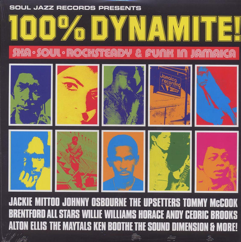 Johnny Osbourne, Cedric Brooks, The Maytals, Alton Ellis, Willie Williams, The Upsetters, Etc. - 100% Dynamite! (2xLP) - Vinyl LP