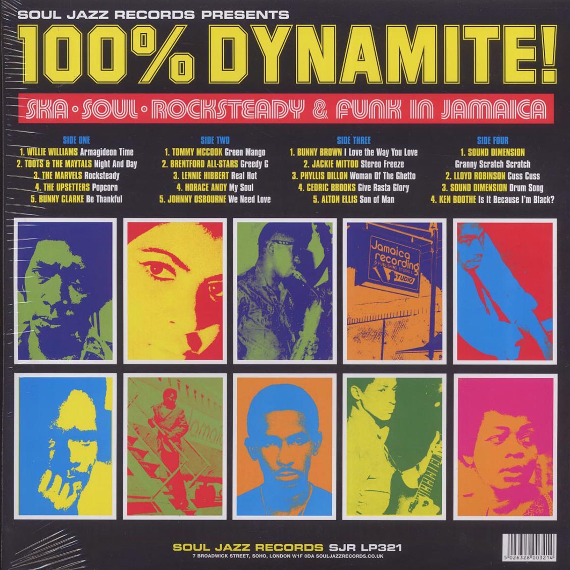 Johnny Osbourne, Cedric Brooks, The Maytals, Alton Ellis, Willie Williams, The Upsetters, Etc. - 100% Dynamite! (2xLP) - Vinyl LP, LP