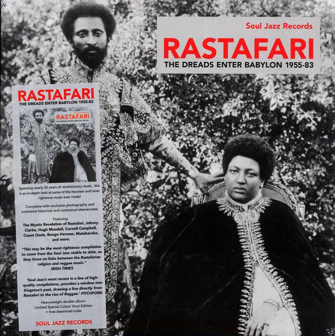 Count Ossie, Johnny Clarke, Bongo Herman, Hugh Mundell, Roy Shirley, Etc. - Rastafari: The Dreads Enter Babylon 1955-83 (2xLP) (180g) (blue vinyl) - Vinyl LP