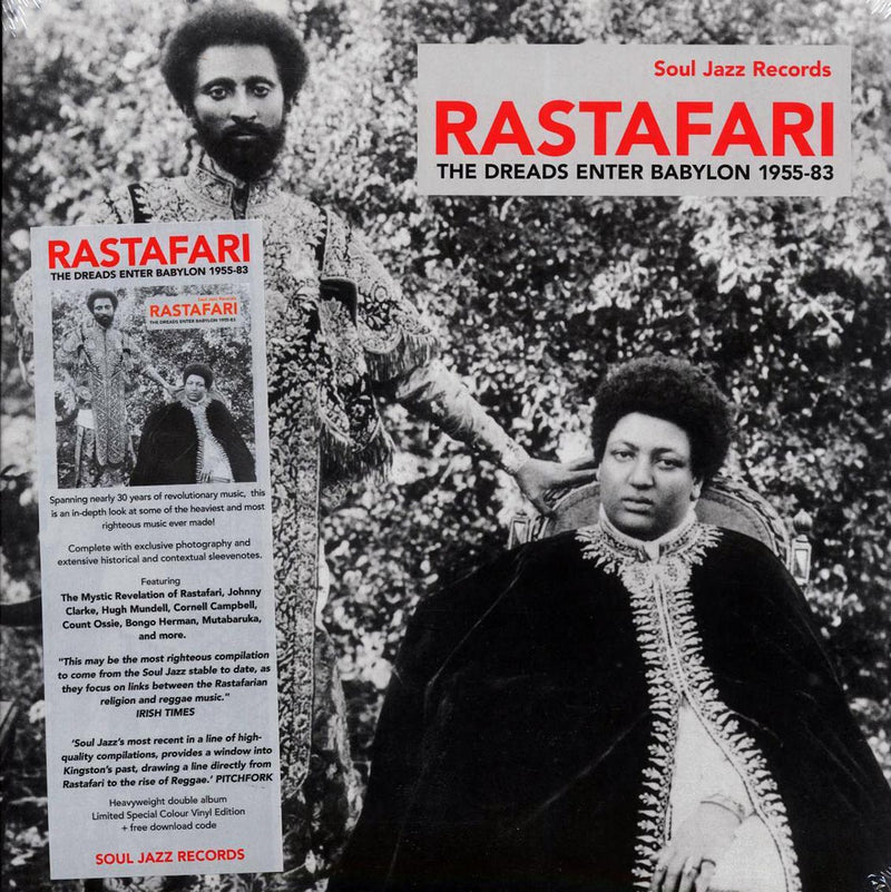 Count Ossie, Johnny Clarke, Bongo Herman, Hugh Mundell, Roy Shirley, Etc. - Rastafari: The Dreads Enter Babylon 1955-83 (2xLP) (180g) (blue vinyl) - Vinyl LP
