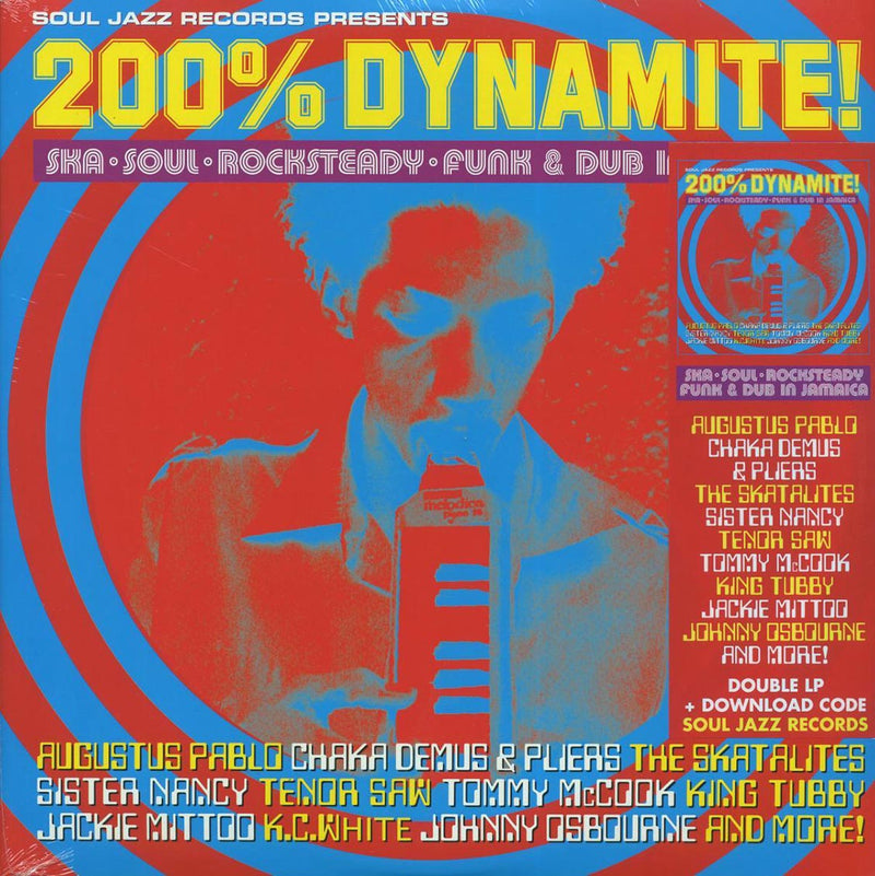 Sister Nancy, Tenor Saw, Augustus Pablo, King Tubby, Jackie Mittoo, Etc. - 200% Dynamite! (2xLP) - Vinyl LP