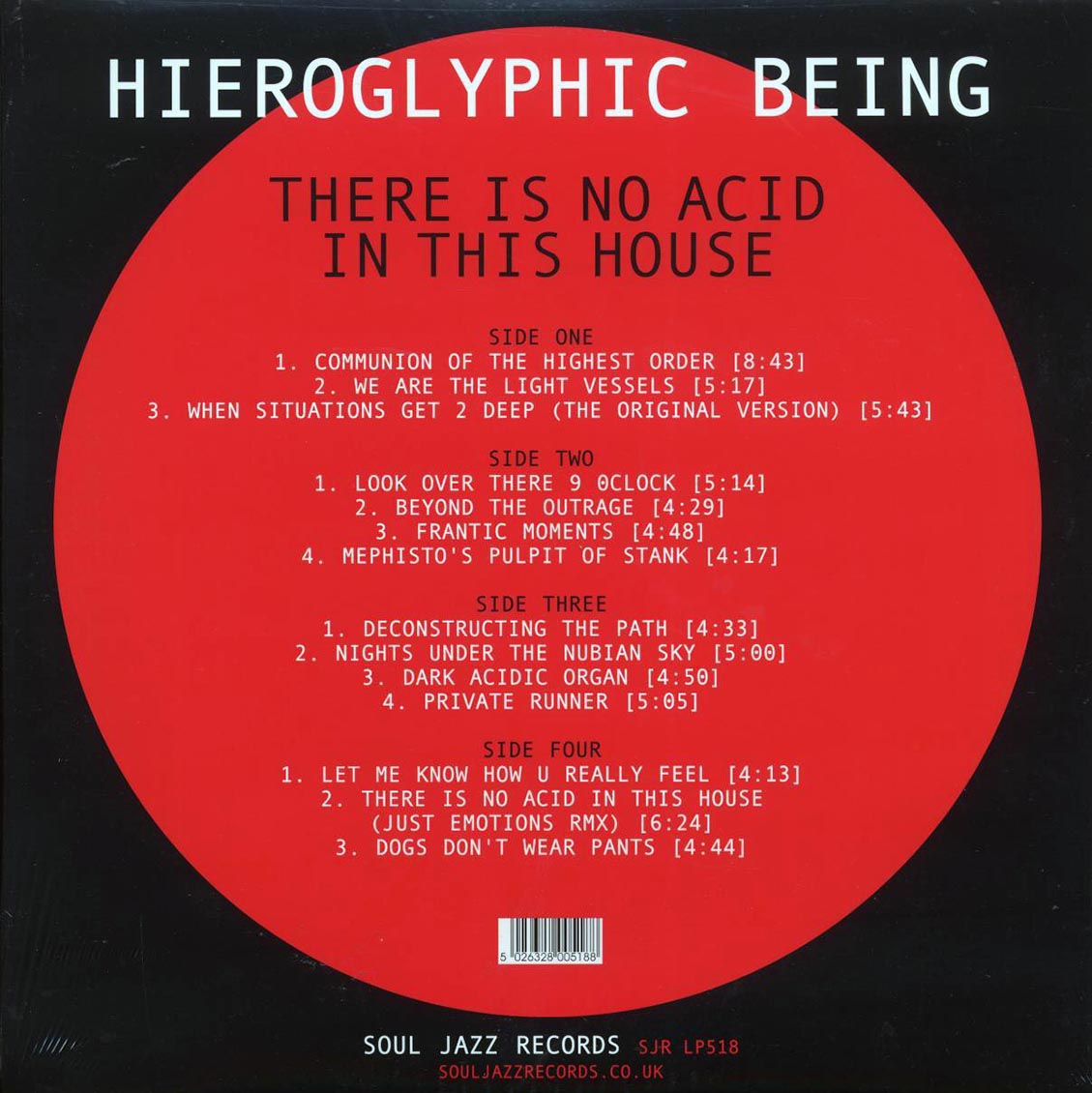 Hieroglyphic Being - There Is No Acid In This House (2xLP) - Vinyl LP, LP
