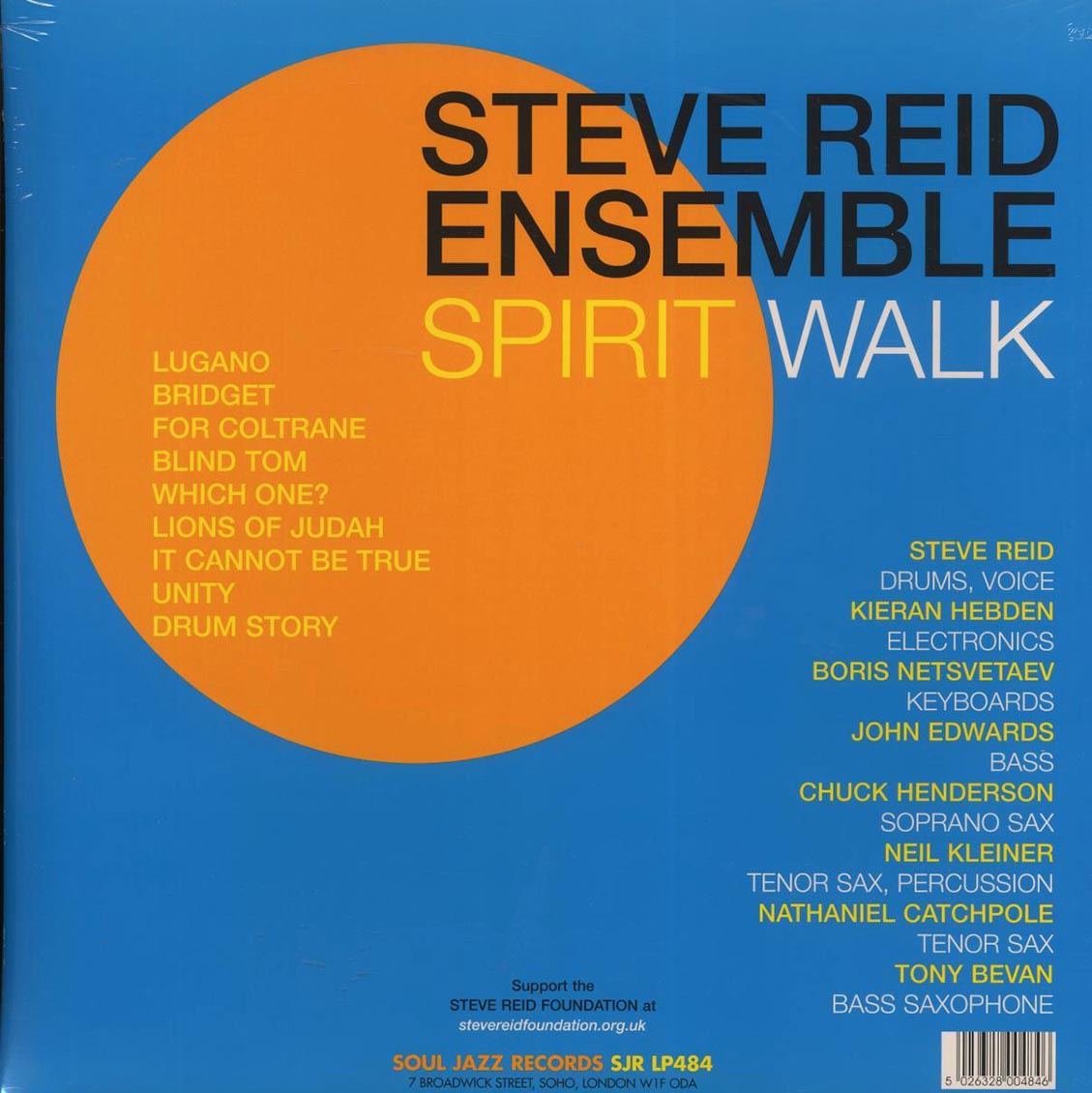 Steve Reid Ensemble - Spirit Walk (RSD 2021) (2xLP) - Vinyl LP, LP