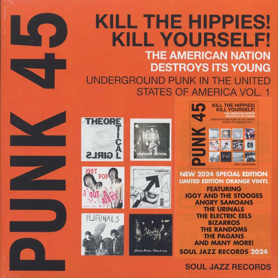 Various - Punk 45: Underground Punk In The United States Of America, 1973-1980 Volume 1 (ltd. ed.) (2xLP) (orange vinyl) - Vinyl LP, LP