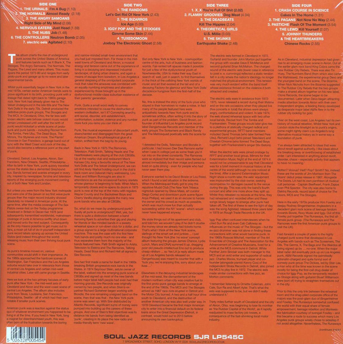 Various - Punk 45: Underground Punk In The United States Of America, 1973-1980 Volume 1 (ltd. ed.) (2xLP) (orange vinyl) - Vinyl LP, LP