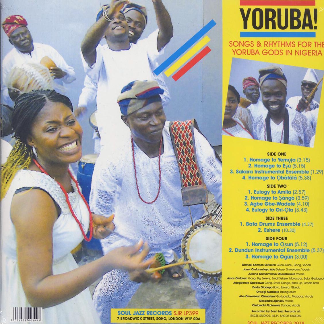 Konkere Beats - Yoruba! Songs & Rhythms For The Yoruba Gods In Nigeria (2xLP) (180g) - Vinyl LP, LP