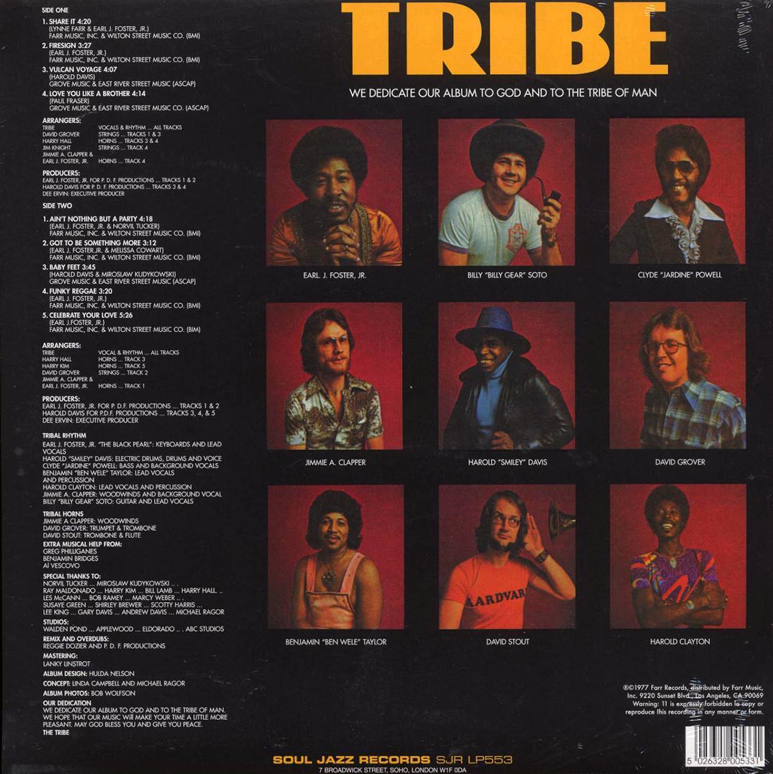 Tribe - Dedication (RSD 2024) - Vinyl LP, LP