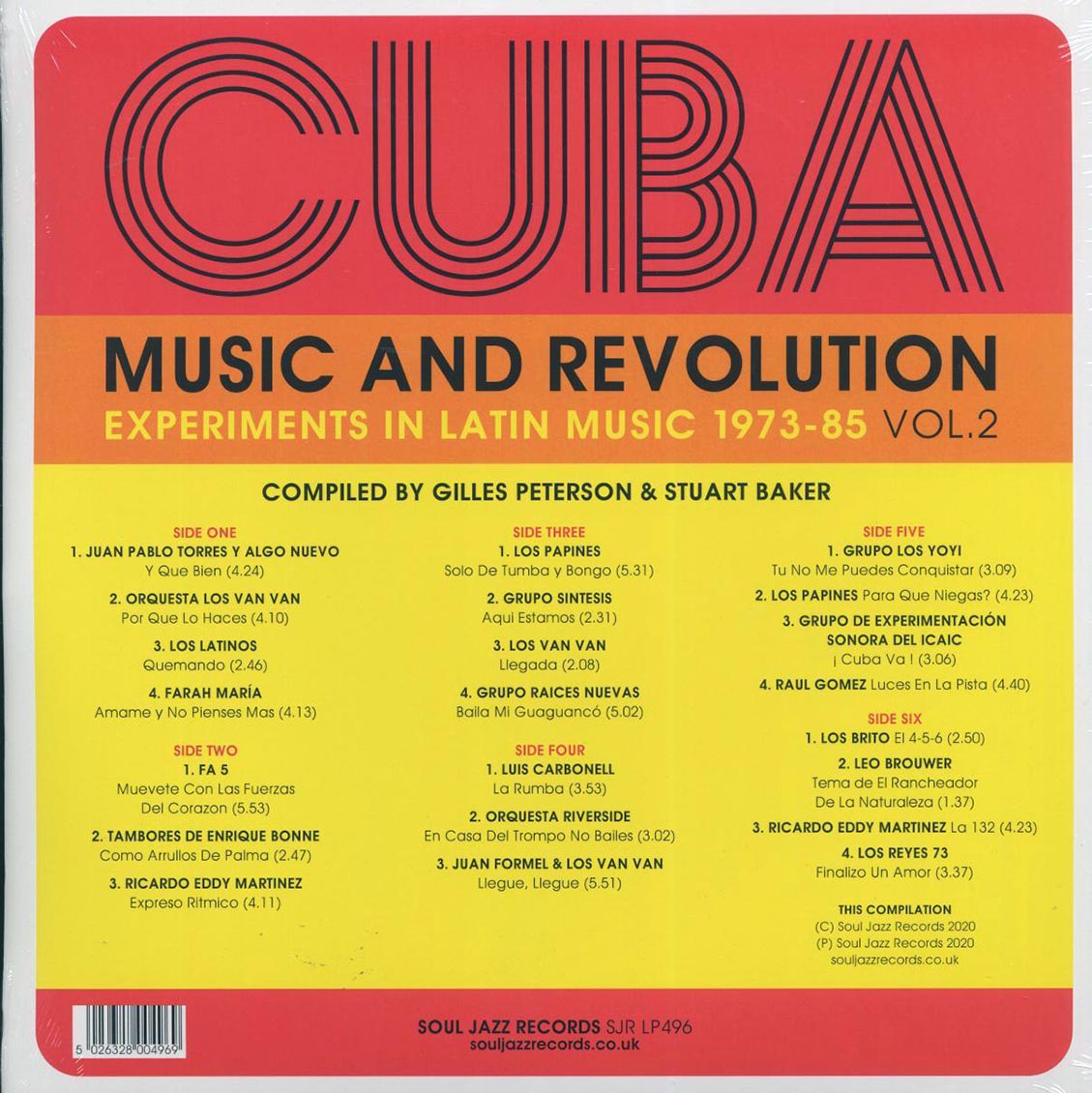 Various - Cuba Music And Revolution Volume 2: Culture Clash In Havana Cuba, Experiments In Latin Music 1973-85 (3xLP) - Vinyl LP, LP