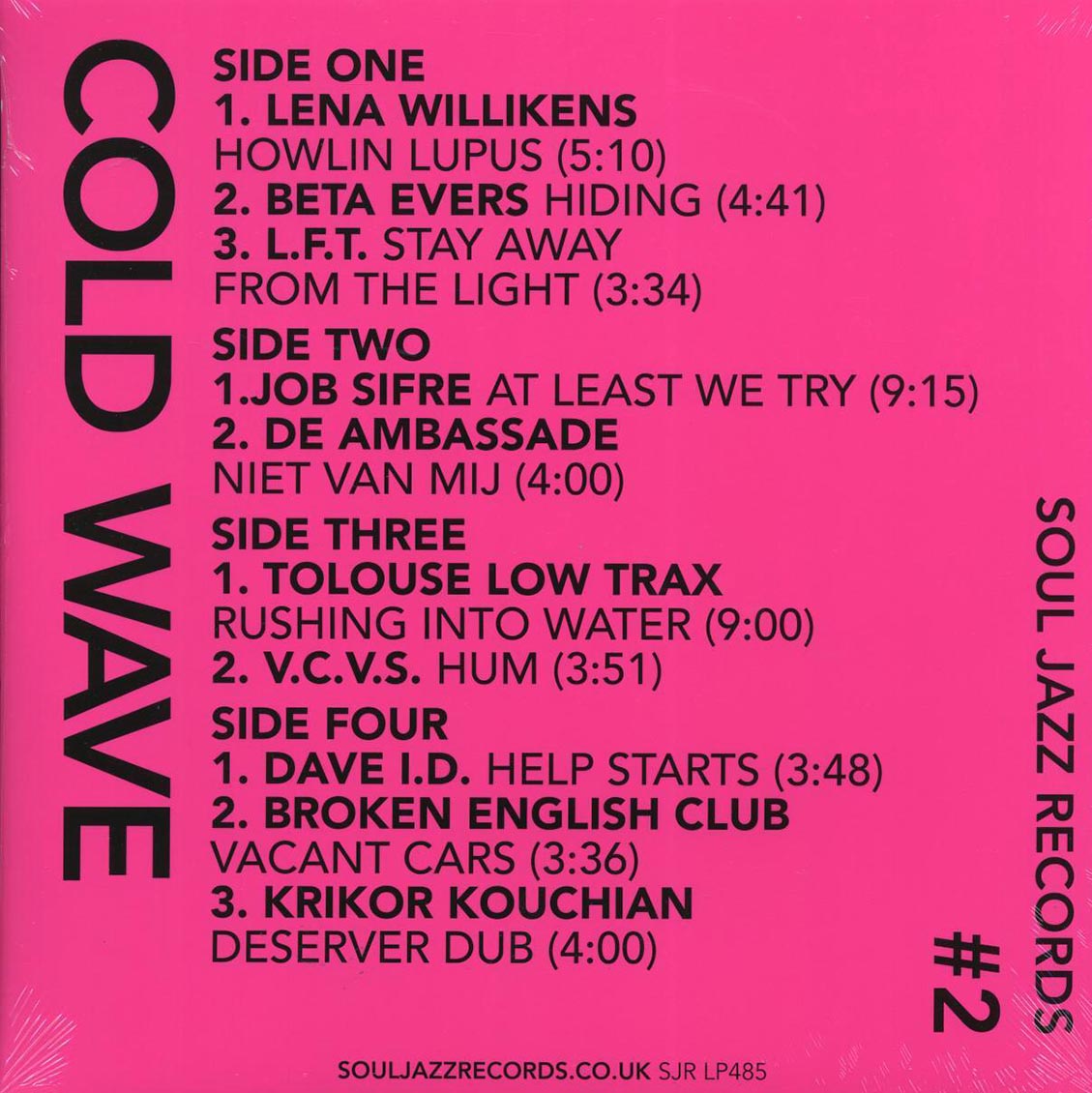Various - Cold Wave #2 (ltd. ed.) (2xLP) (purple vinyl) - Vinyl LP, LP