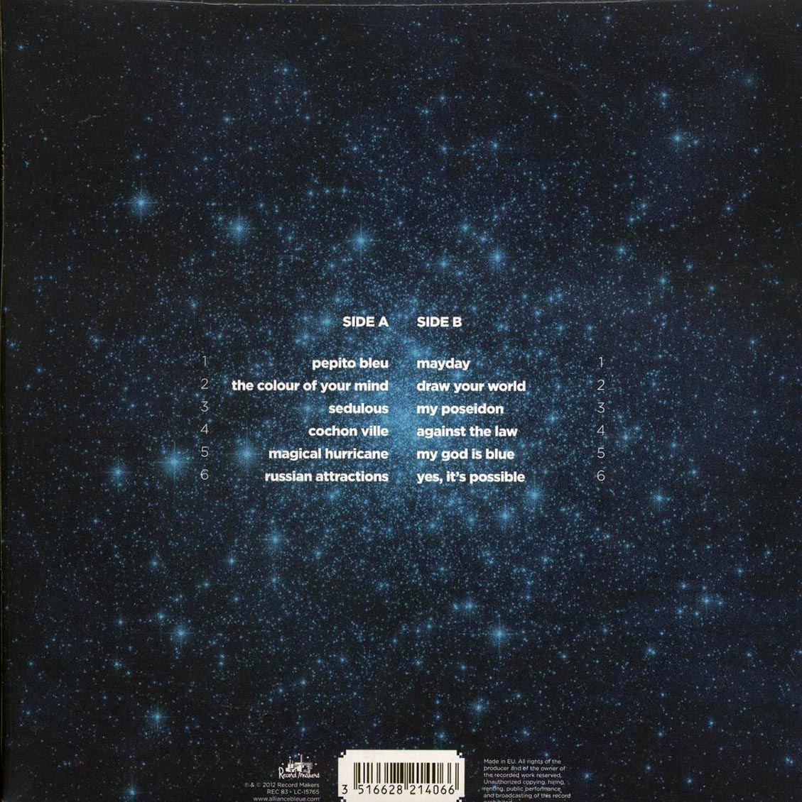 Sebastien Tellier - My God Is Blue (blue vinyl) - Vinyl LP, LP