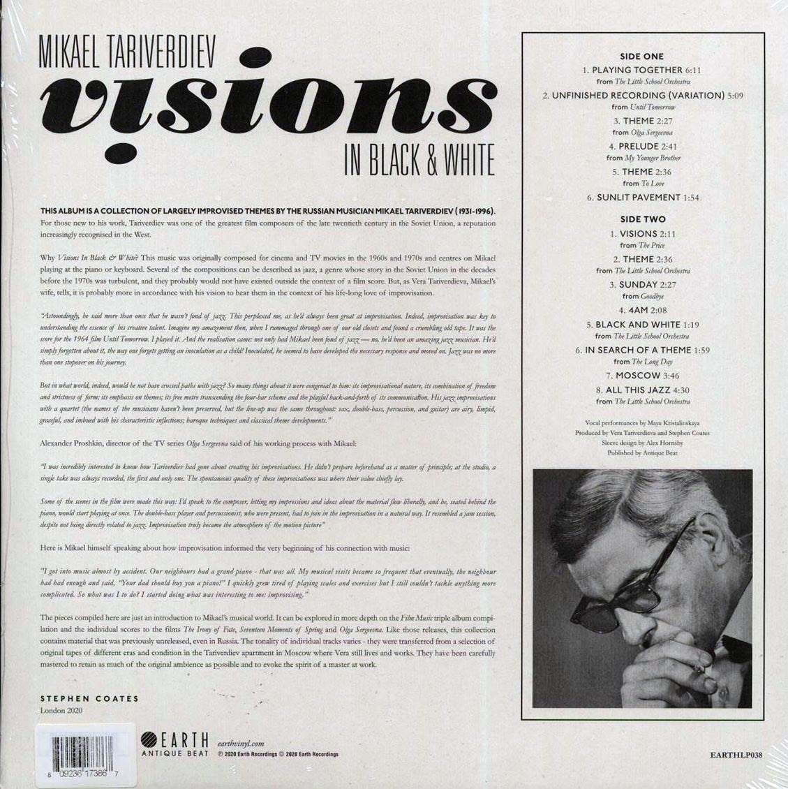 Mikael Tariverdiev - Visions In Black & White (ltd. ed.) (white vinyl) (remastered) - Vinyl LP, LP