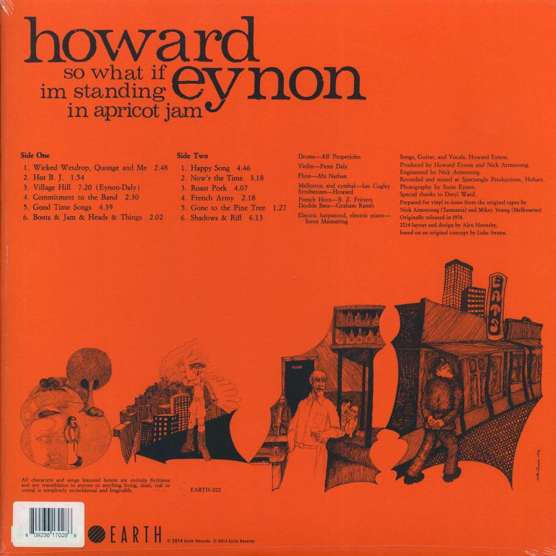 Howard Eynon - So What If Im Standing In Apricot Jam (40th Anniv. Ed.) (orange vinyl) (incl. CD) - Vinyl LP, LP