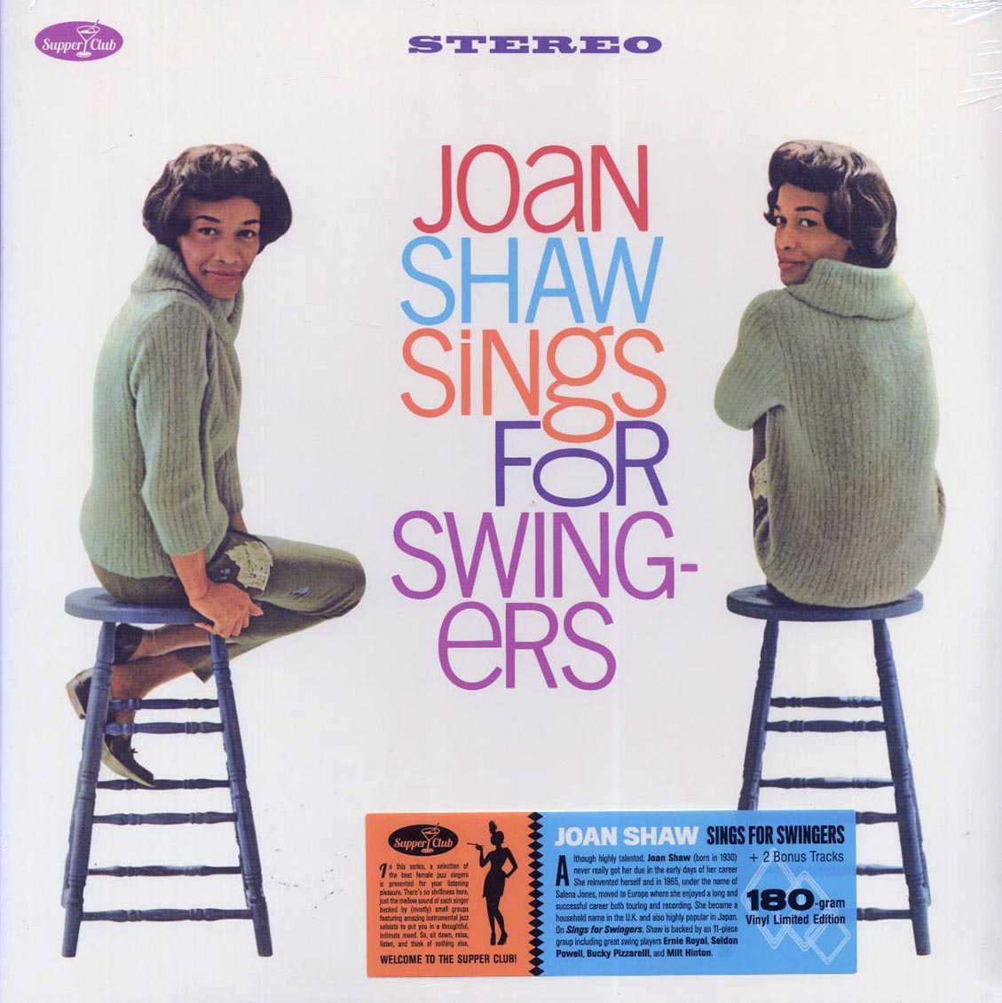 Joan Shaw - Sings For Swingers (+2 bonus tracks) (ltd. ed.) (180g) - Vinyl LP