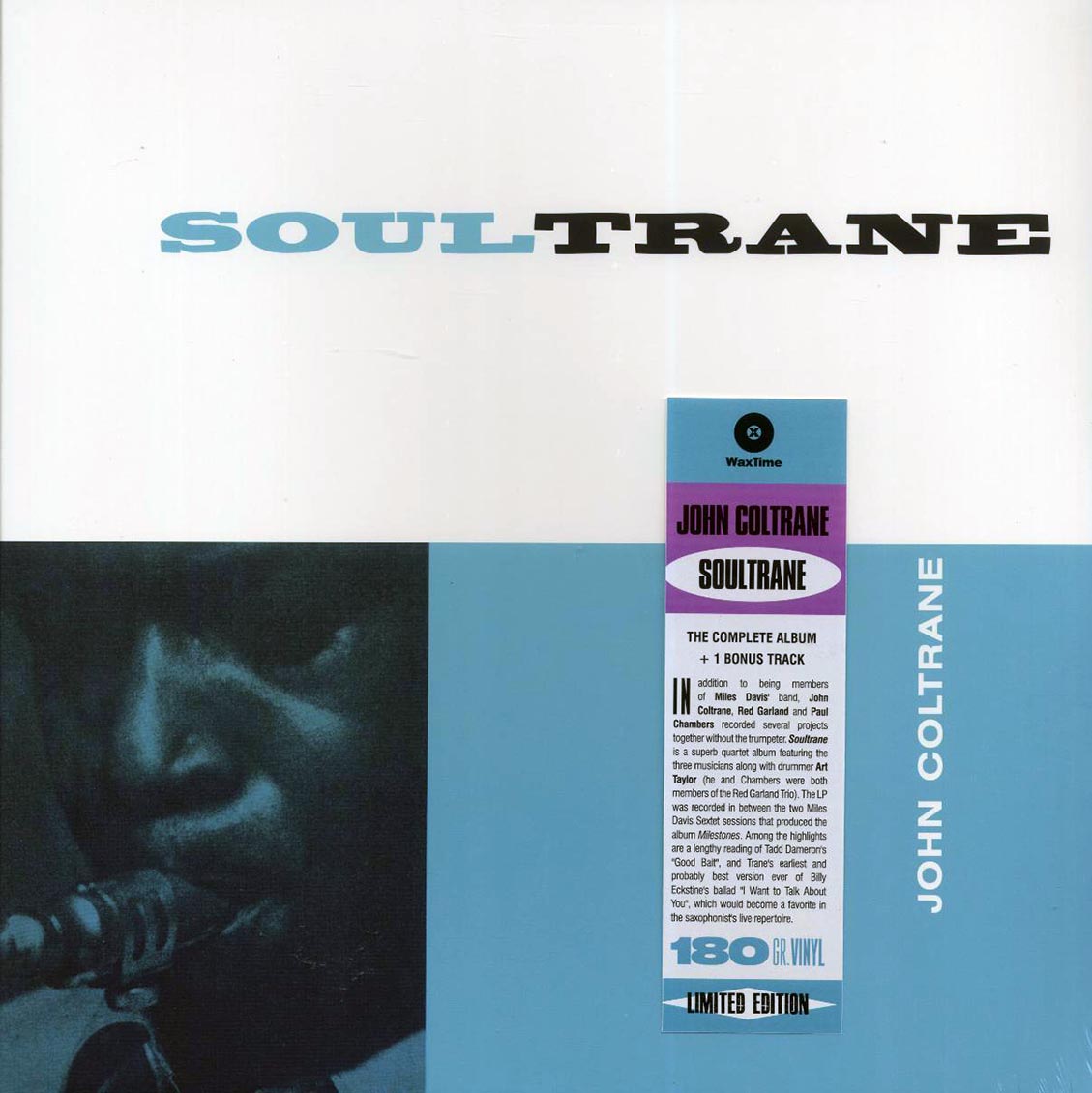 John Coltrane - Soultrane (+bonus track) (ltd. ed.) (180g) - Vinyl LP