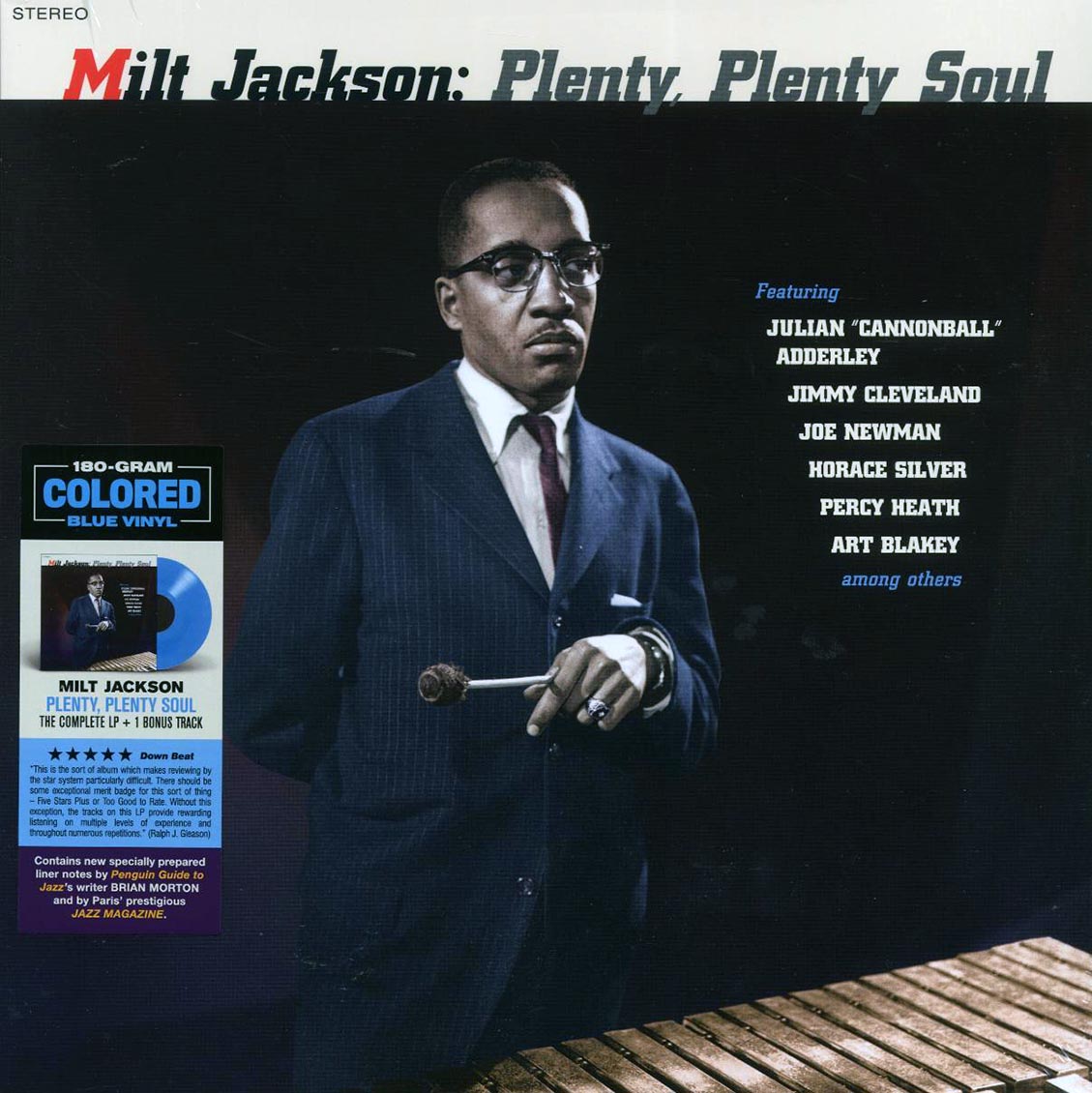 Milt Jackson - Plenty, Plenty Soul (+bonus track) (ltd. ed.) (180g) (blue vinyl) - Vinyl LP