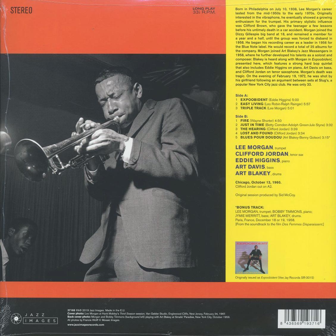 Lee Morgan - Expoobident (+bonus track) (ltd. ed.) (180g) - Vinyl LP, LP