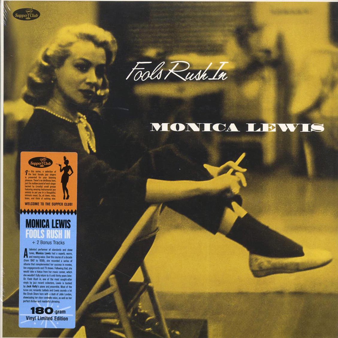 Monica Lewis - Fools Rush In (+2 bonus tracks) (ltd. ed.) (180g) - Vinyl LP