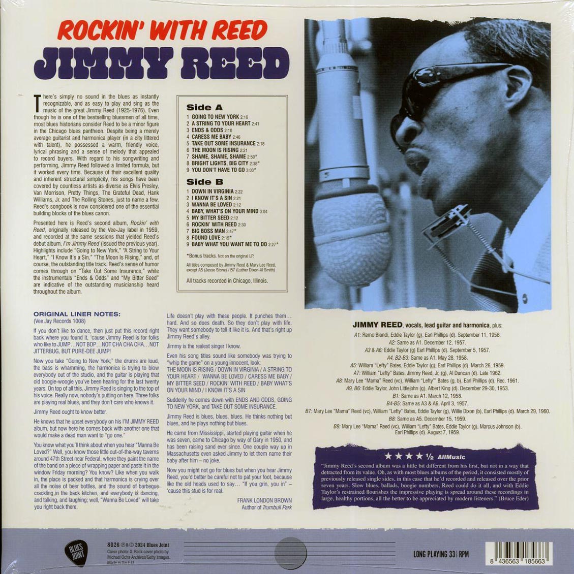 Jimmy Reed - Rockin' With Reed (+6 bonus tracks) (ltd. ed.) (180g) - Vinyl LP, LP