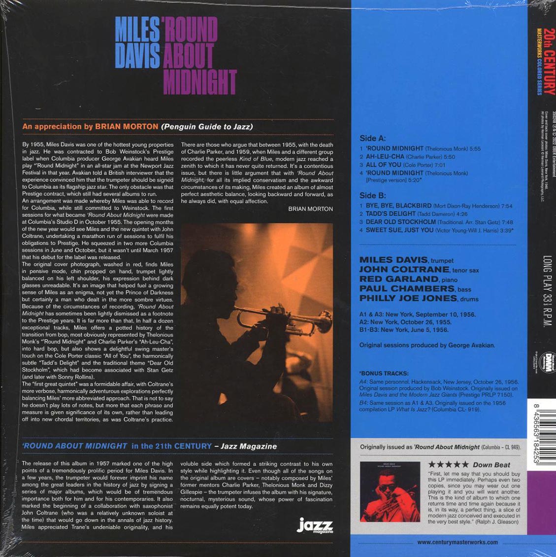 Miles Davis - Round About Midnight (+2 bonus tracks) (ltd. ed.) (180g) (purple vinyl) - Vinyl LP, LP