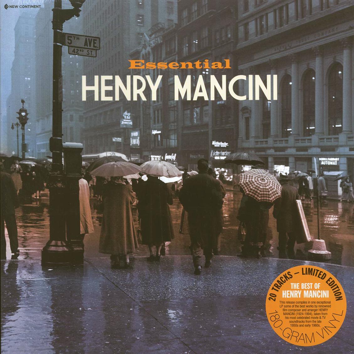 Henry Mancini - Essential Henry Mancini (220 tracks) (ltd. ed.) (180g) - Vinyl LP