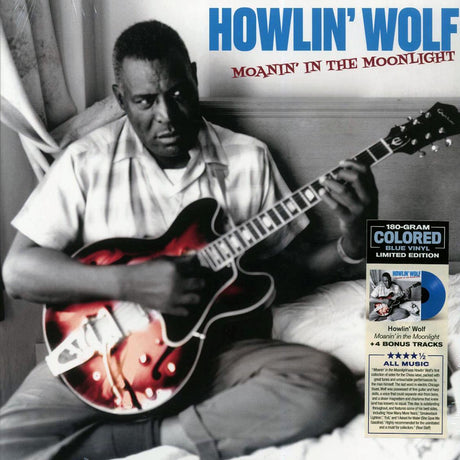 Howlin' Wolf - Moanin' In The Moonlight (+3 bonus tracks) (ltd. ed.) (180g) (blue vinyl) - Vinyl LP, LP