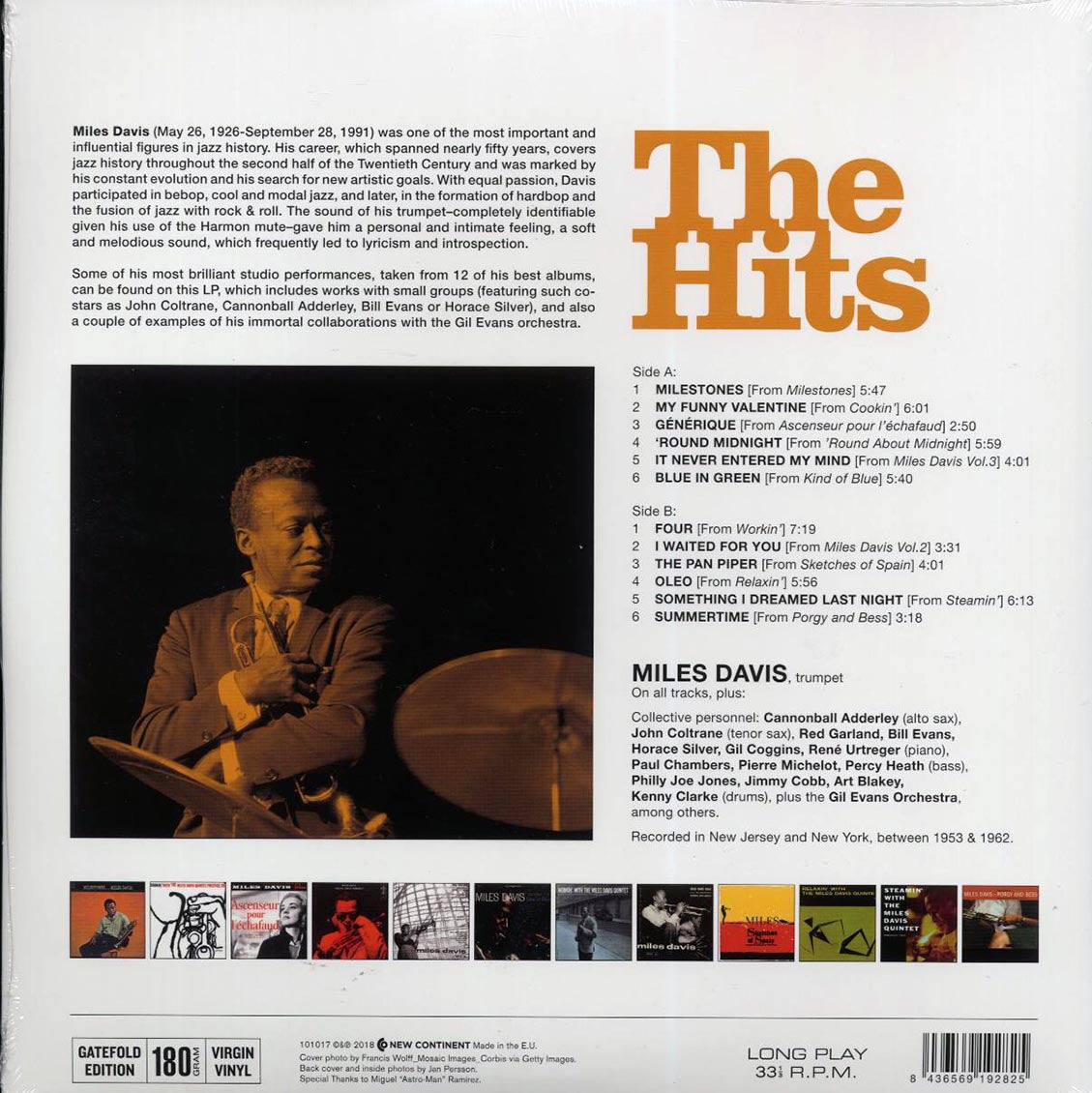 Miles Davis - The Hits (ltd. ed.) (180g) - Vinyl LP, LP