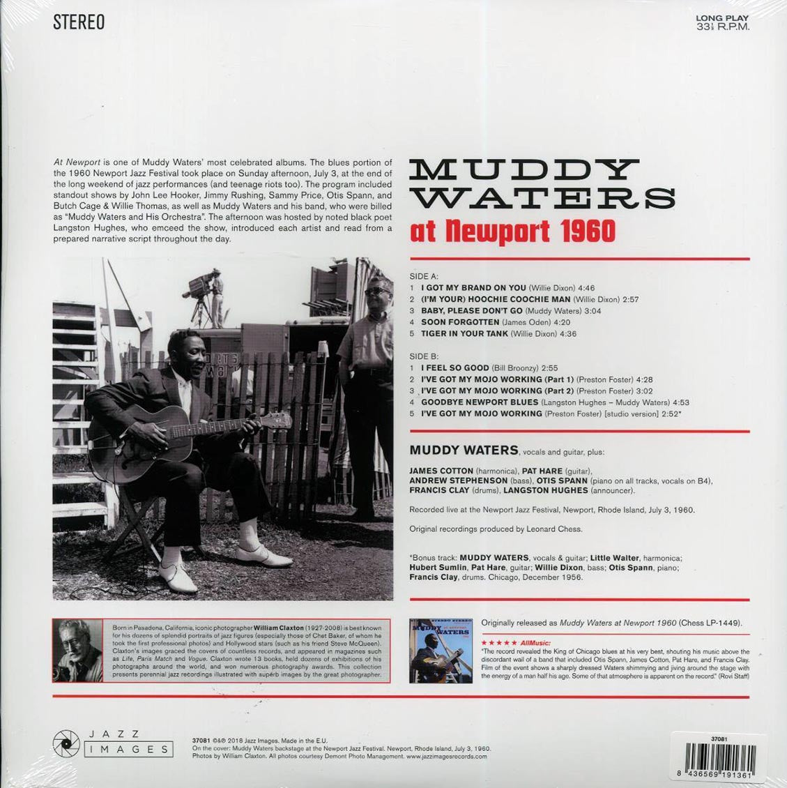 Muddy Waters - Muddy Waters At Newport 1960 (+bonus track) (ltd. ed.) (180g) - Vinyl LP, LP
