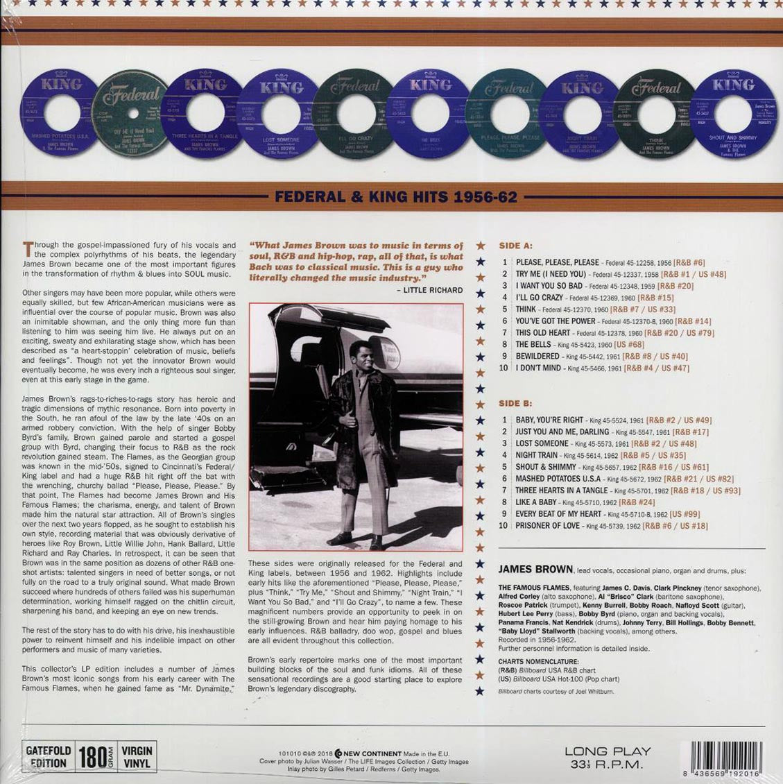 James Brown - You've Got The Power: Federal & King Hits 1956-62 (ltd. ed.) (180g) - Vinyl LP, LP