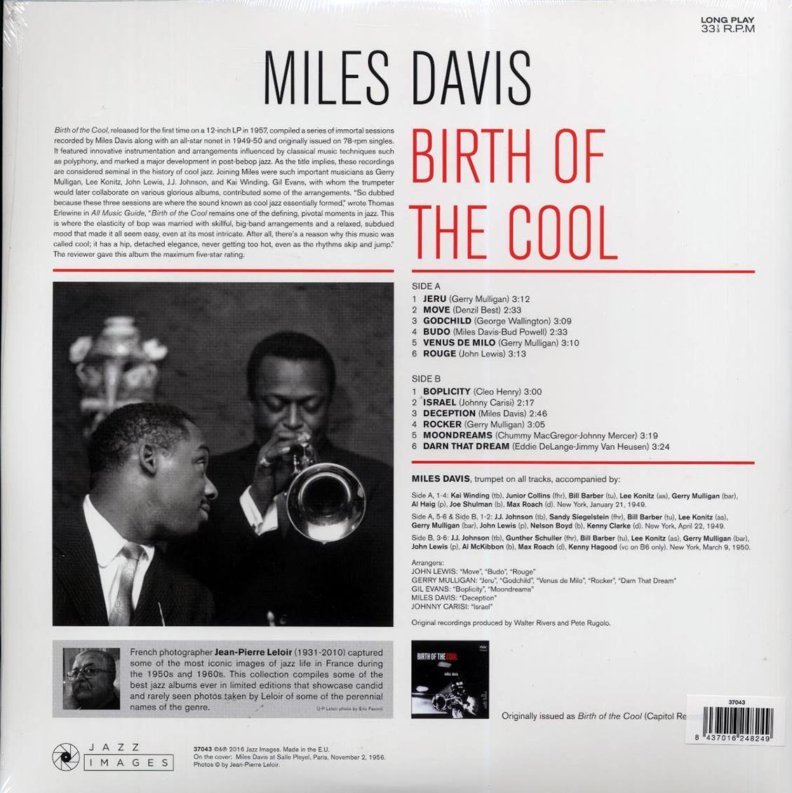 Miles Davis - Birth Of The Cool (ltd. ed.) (180g) - Vinyl LP, LP