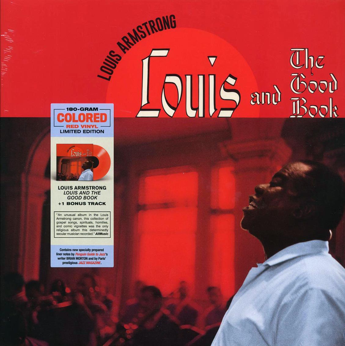 Louis Armstrong & His All-Stars, The Sy Oliver Choir - Louis And The Good Book (+bonus track) (ltd. ed.) (180g) (red vinyl) - Vinyl LP