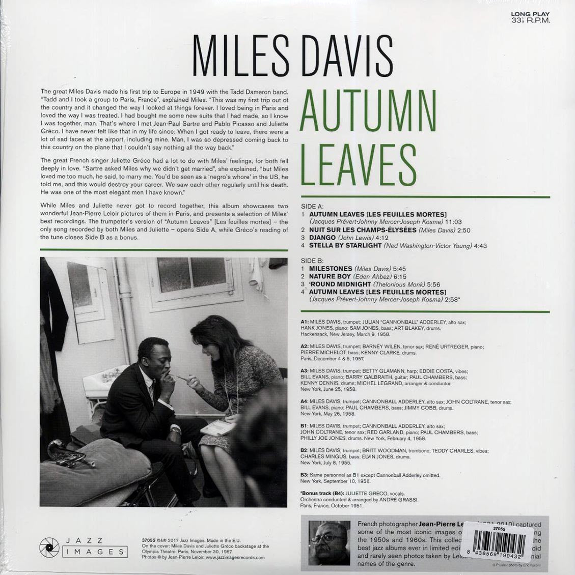 Miles Davis - Autumn Leaves (+bonus track) (ltd. ed.) (180g) - Vinyl LP, LP