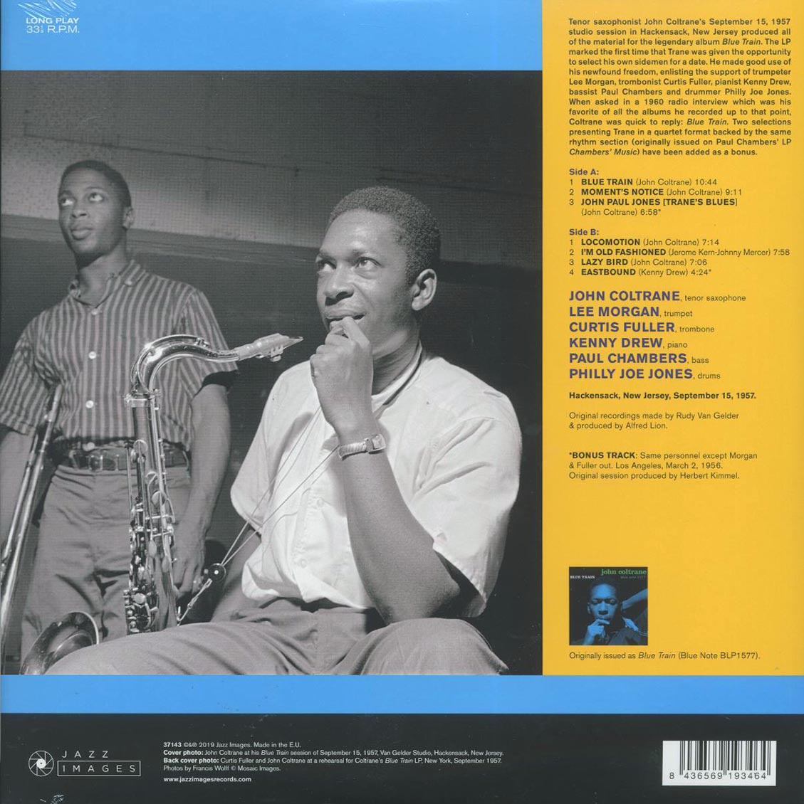 John Coltrane - Blue Train (+2 bonus tracks) (ltd. ed.) (180g) - Vinyl LP, LP