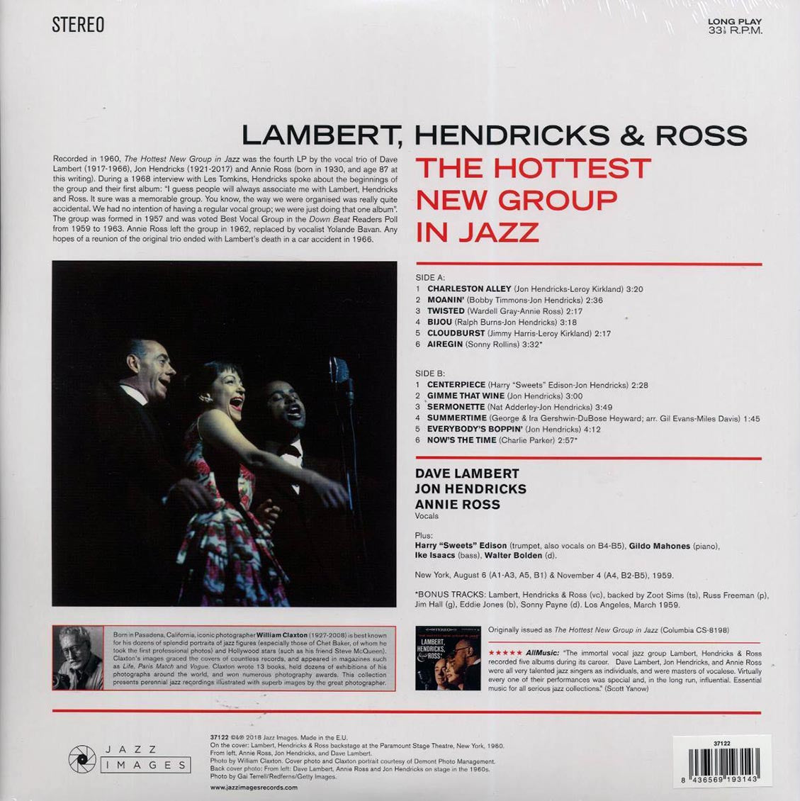 Lambert, Hendricks & Ross - The Hottest New Group In Jazz (+2 bonus tracks) (ltd. ed.) (180g) - Vinyl LP, LP