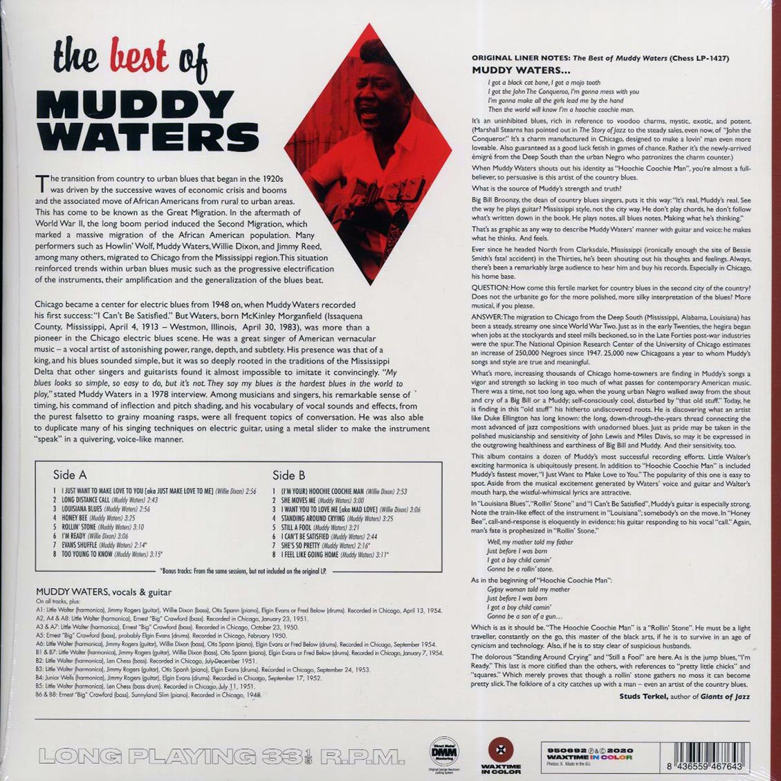 Muddy Waters - The Best Of Muddy Waters (+4 bonus tracks) (ltd. ed.) (180g) (brown vinyl) - Vinyl LP, LP