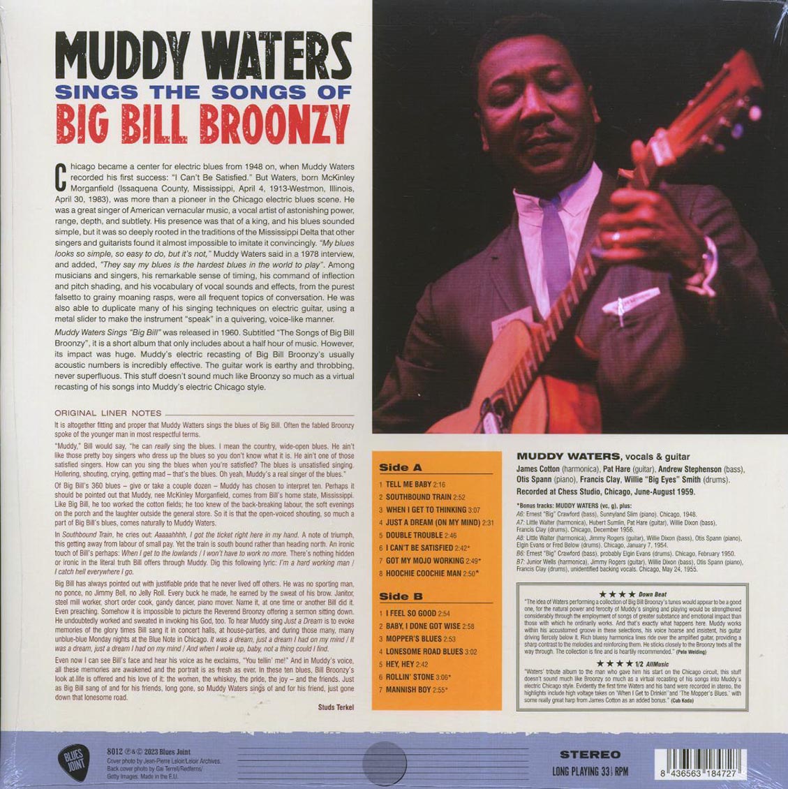 Muddy Waters - Sings The Songs Of Big Bill Broonzy (+5 bonus tracks) (ltd. ed.) (180g) - Vinyl LP, LP