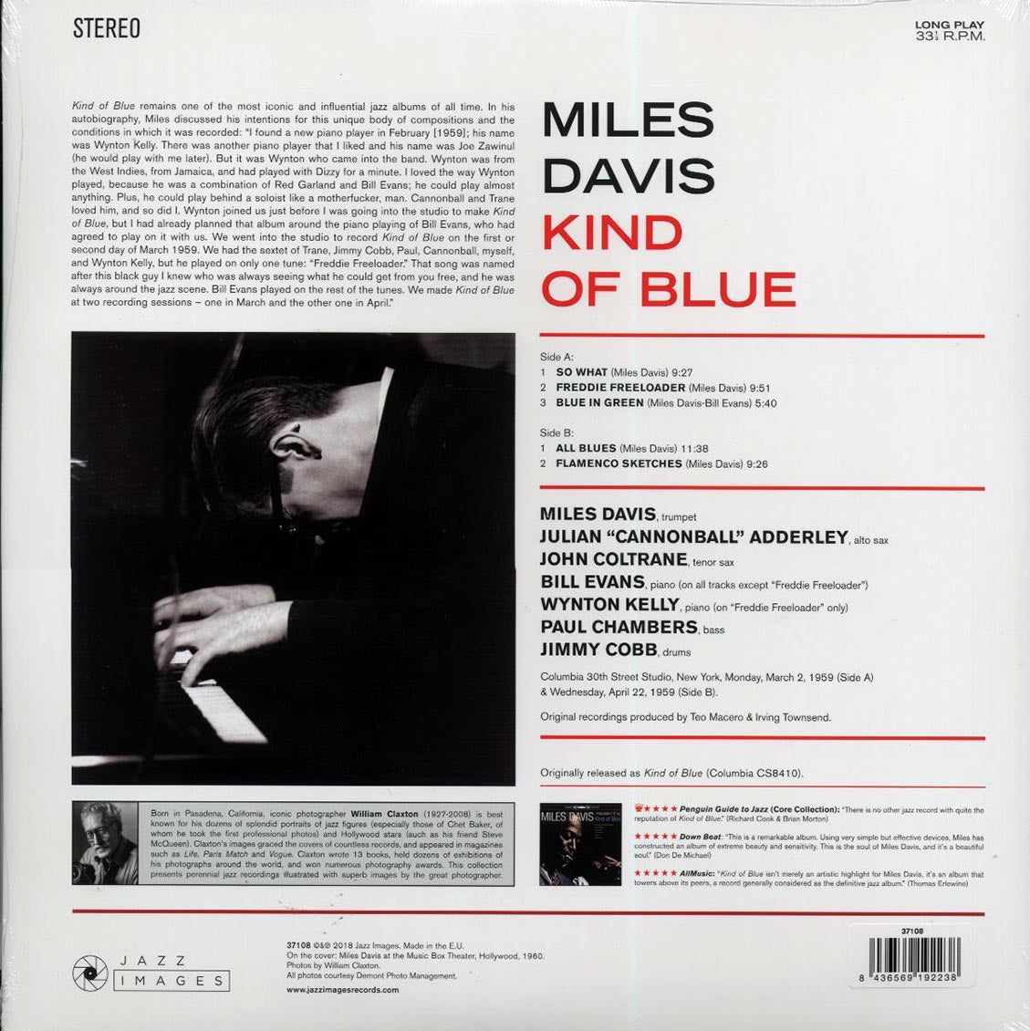 Miles Davis - Kind Of Blue (ltd. ed.) (180g) - Vinyl LP, LP