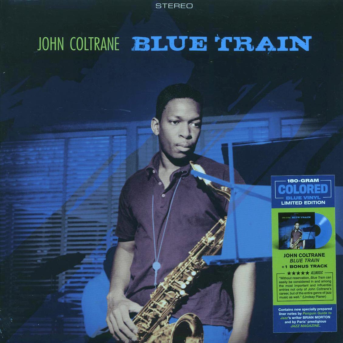 John Coltrane - Blue Train (+bonus track) (ltd. ed.) (180g) (blue vinyl) - Vinyl LP
